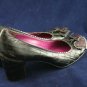 NUE COLLECTION ITALIAN DOLL TOE LEATHER PUMPS 38/7 M