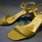 NATURALIZED BEIGE PATENT LEATHER DRESS SANDALS 10