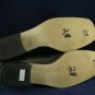 DONALD J PLINER BLK LEATHER & STRETCH LOAFERS 6.5 M