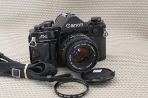 CANON A-1 A1 SLR Film Camera Body FD 50mm Lens EX++