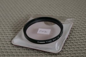 CANON 52mm Sky 1-A skylight FRONT LENS FILTER F1076