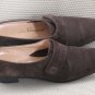 FERRAGAMO WOMENS BRN SUEDE OXFORDS SHOES 7.5 AA EX+