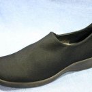 ECCO WOMENS BLACK FABRIC MOCS SHOES EU 4, US 6 MINT