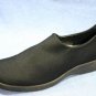 ECCO WOMENS BLACK FABRIC MOCS SHOES EU 4, US 6 MINT