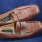 STEFANO MARAOLO MENS BRN LEATHER LOAFERS 42/8.5 M EUC