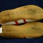 ALL DAY WOMENS WHITE & RED MARY JANE SHOES FLATS 41/10