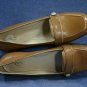 EASY SPIRIT CAMEL LEATHER LOAFERS FLAT SHOES 6 B NEW