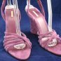 MAXSTUDIO WOMENS PURPLE SUEDE WEDGE SANDALS 10 M NEW