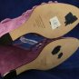 MAXSTUDIO WOMENS PURPLE SUEDE WEDGE SANDALS 10 M NEW