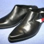 TOMMY HILFIGER BLACK LEATHER CLOG MULES SHOES 6 M