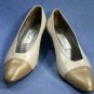 AMALFI FATALE BONE/GOLD LEATHER PUMPS SHOES 9 AAA