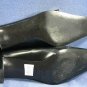 ANNE KLEIN AK2 BLACK LEATHER MID HEEL PUMPS 6.5 M EUC
