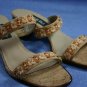 VAN ELI WOMENS CORK STRAPPY SLIDE SANDAL 8 M NEW