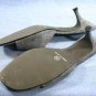 STONE RIDGE BY ALDO DENIM MID HEEL SLIDES 38/7 M NEW