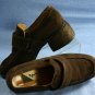 ECCO WOMENS BROWN SUEDE LOAFERS SHOES 37/6.5 M