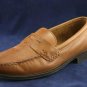 BASS WOMENS LIGHT BROWN LEATHER LOAFERS SHOES 8 M EUC
