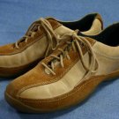 CLARKS PRIVO WOMENS TAN LEATHER WALKING SHOES 6.5 M EUC