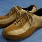 CLARKS PRIVO WOMENS TAN LEATHER WALKING SHOES 6.5 M EUC