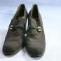 DAVID AARON HIGH HEEL/VAMP STRETCH FABRIC LOAFERS 9.5 M