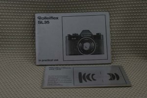 ROLLEIFLEX SL35  INSTUCTION BOOK OWNERS MANUAL - B267