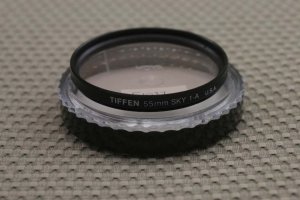TIFFEN AUTH 55mm SKY 1A SKYKIGHT LENS FILTER USA F1037