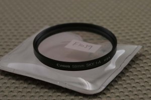 CANON AUTH 58mm Sky 1-A skylight LENS FILTER F1039