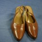 KENNETH COLE WOMENS BROWN LEATHER SLINGBACK PUMPS 6 M