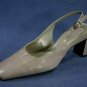 ENZO ANGIOLINI BONE LEATHER SLINGBACK PUMPS 7 M MINT