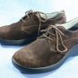 NINE WEST BROWN SUEDE LEATHER OXFORDS SHOES 5.5 M
