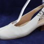 SOFT WALK WOMENS BEIGE LEATHER SLINGBACK PUMPS 7.5 M