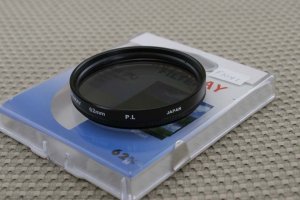 QUANTARAY 62mm PL POLARAZER POLARIZER LENS FILTER F1041
