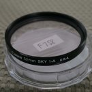 CANON AUTH 52mm Sky 1-A skylight FRONT LENS FILTER F758