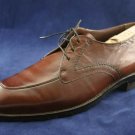 FREEMAN FREE-FLEX MENS BRN LEATHER OXFORDS 9 D MINT