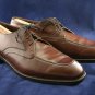 FREEMAN FREE-FLEX MENS BRN LEATHER OXFORDS 9 D MINT