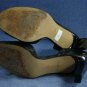 PETER KAISER BLACK OPEN TOE/SIDE HEELS PUMPS 9.5 M
