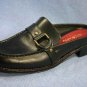 AEROSOLES MULES CLOGS BLACK LEATHER SHOE 6.5 M MINT