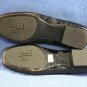 RALPH LAUREN BROWN CROCO LEATHER FLATS SHOES 6 B