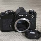 NIKON FM 35mm mechanical Film Camera Black body EX++