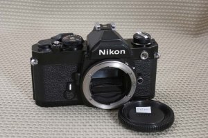 NIKON FM 35mm mechanical Film Camera Black body EX++
