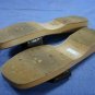J CREW WOMENS PINK WOOD SOLE SLIDE SANDALS SHOES 9 M