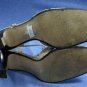 FRANCO SARTO TAN CROCO LEATHER ANKLE STRAP PUMPS 8.5 M