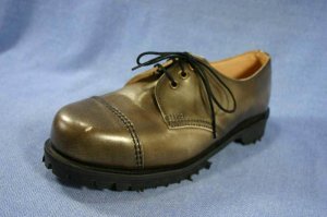 GETTA GRIP ENGLAND GOLDEN LEATHER STEEL TOE SHOES UK 5