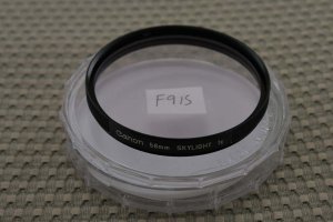 CANON AUTH VINTAGE 58mm skylight 1x LENS FILTER F915