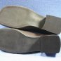 NINE WEST BROWN CROCO LEATHER TASSEL LOAFERS 5.5 M NEW