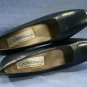 CARESSA WOMENS NAVY LEATHER MID-HEEL  PUMPS 8 N NEW