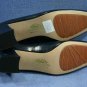 CARESSA WOMENS NAVY LEATHER MID-HEEL  PUMPS 8 N NEW