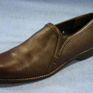 DONALD J PLINER WOMENS BROWN LEATHER LOAFERS SHOE 6 M