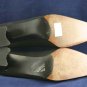 STUART WEITZMAN BLK GROS-GRAIN MID HEEL EVENING PUMPS 7