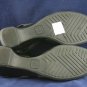KENNTH COLE REACTION BLK LEATHER ANKLE STRAP PUMPS 7 M