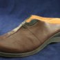 MURTOSA WOMENS BRN LEATHER CLOGS MULES 38/7.5 M